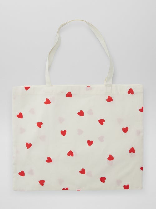 XL totebag met print - Kiabi