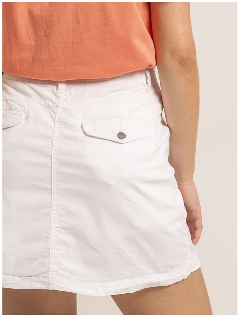 Xomia korte rok Wit - Kiabi