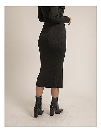 Xotelle lange gebreide rok