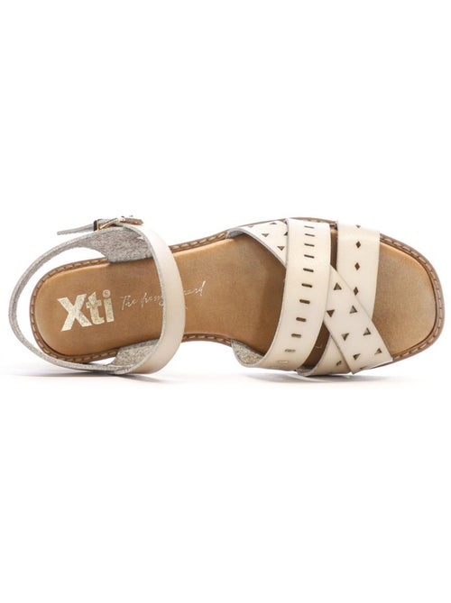 Xti 143868 Dames Sandalen Wit/Beige - Kiabi Xti 143868 Dames Sandalen Wit/Beige - Kiabi