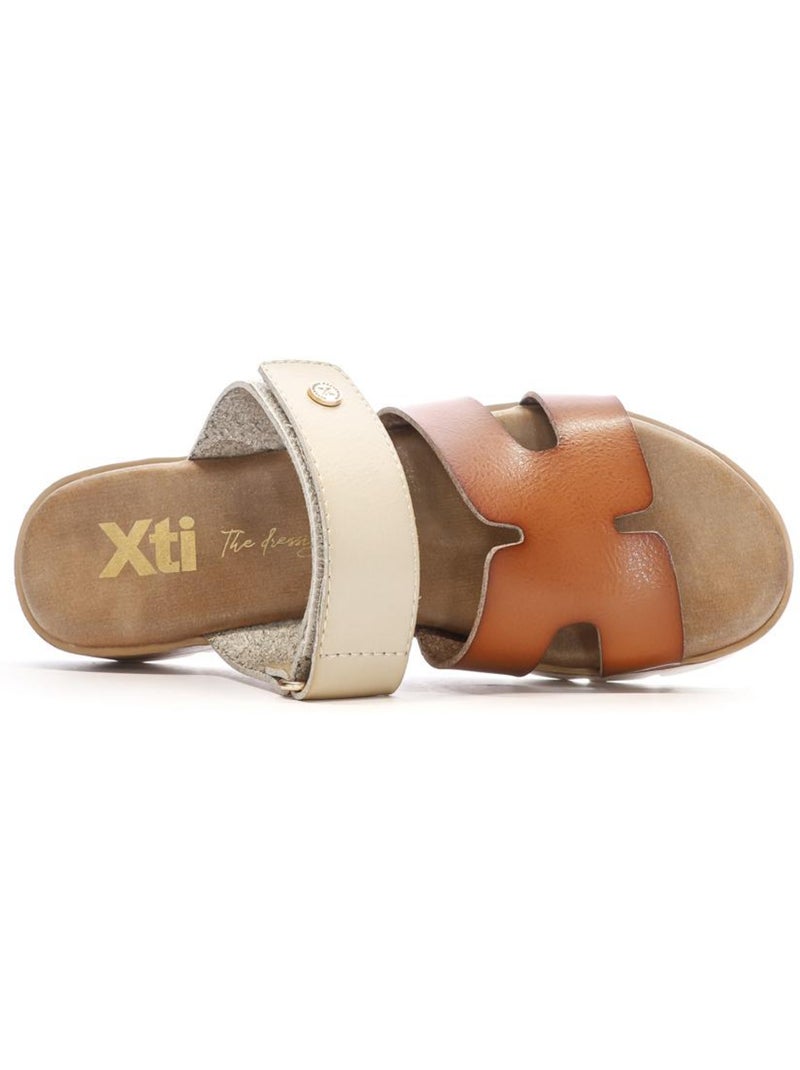 Xti 144125 Camel/Ecru Sandalen voor Dames Cappuccinobruin - Kiabi