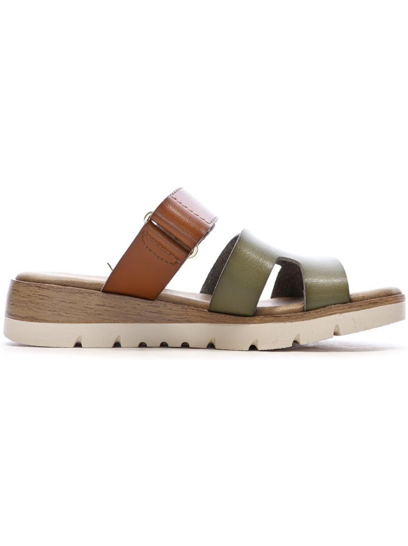 Xti 144125 Dames Sandalen Kaki/Bruin Beige/Groen - Kiabi