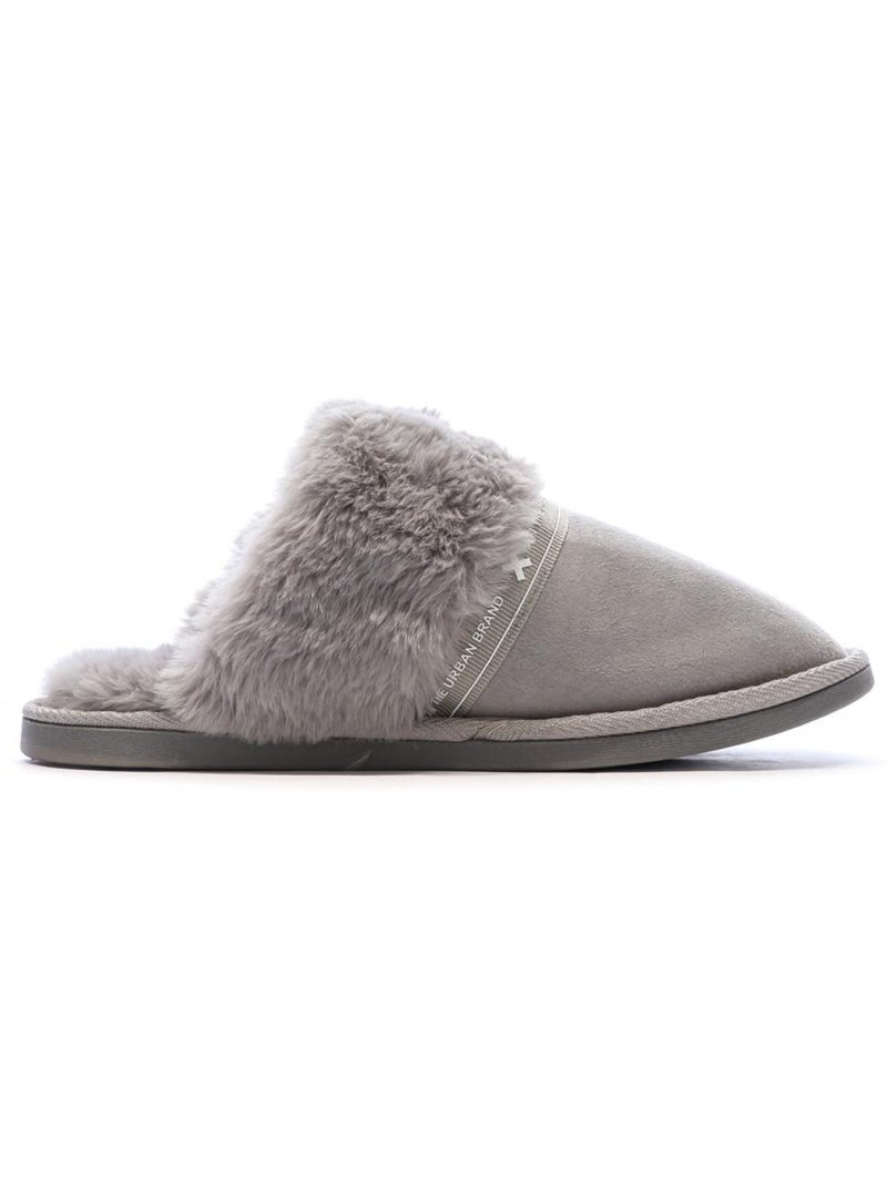 Xti 144571 grijze dames pantoffels Zilvergrijs - Kiabi
