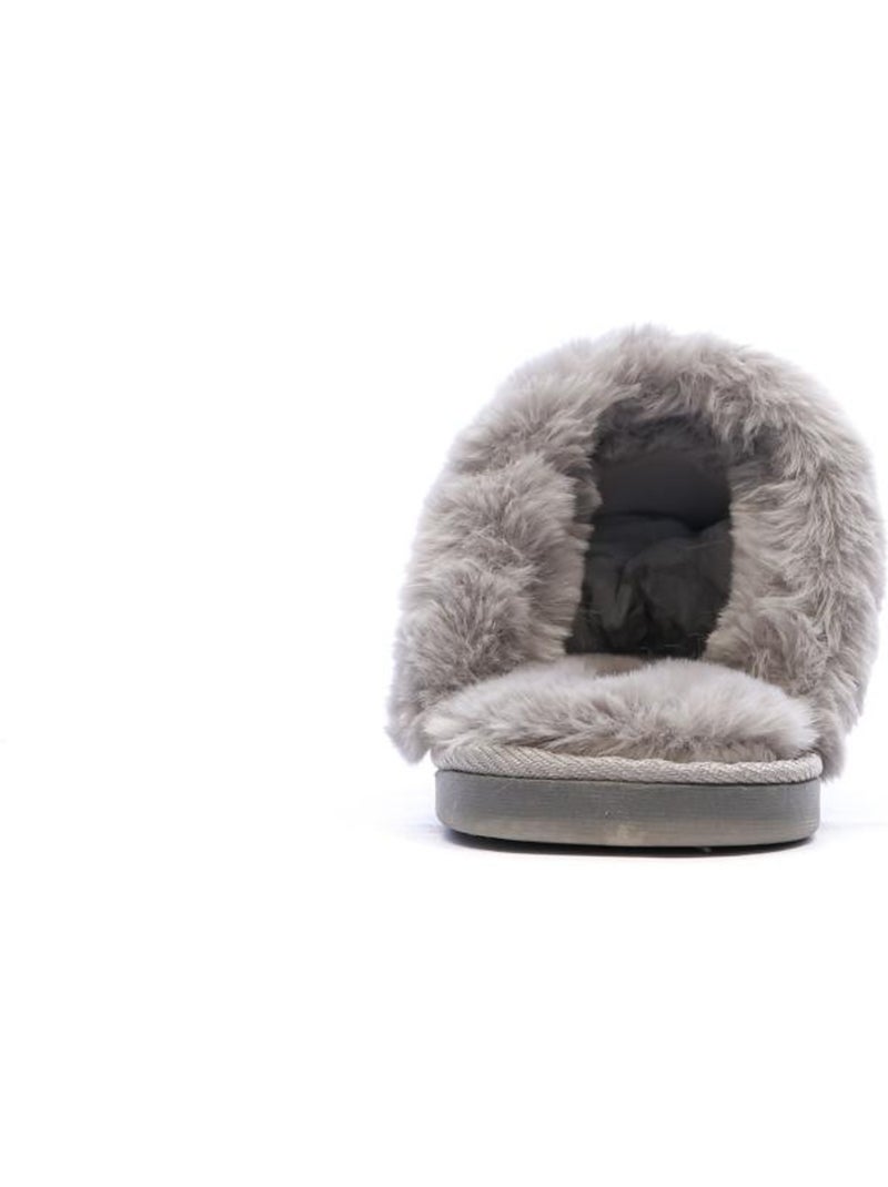 Xti 144571 grijze dames pantoffels Zilvergrijs - Kiabi