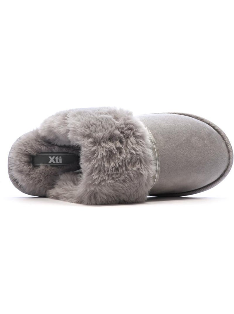 Xti 144571 grijze dames pantoffels Zilvergrijs - Kiabi