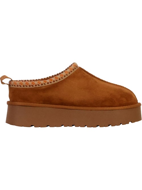 Xti Camel Microfiber Dames Pantoffels - Kiabi Xti Camel Microfiber Dames Pantoffels - Kiabi