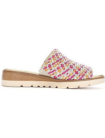 Xti dames slippers zwart/zilver 143881