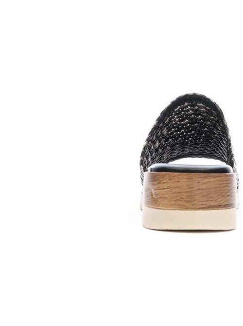XTI Dames Slippers Zwart/Zilver 143881 - Kiabi XTI Dames Slippers Zwart/Zilver 143881 - Kiabi
