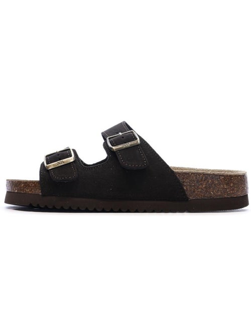 Xti leren sandalen bruin dames 1425521 - Kiabi