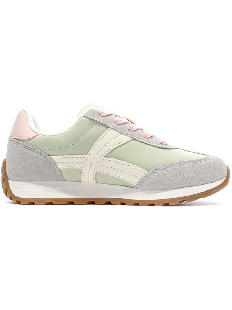 Xti meisjes sneakers grijs/groen 153011 Zilvergrijs - Kiabi