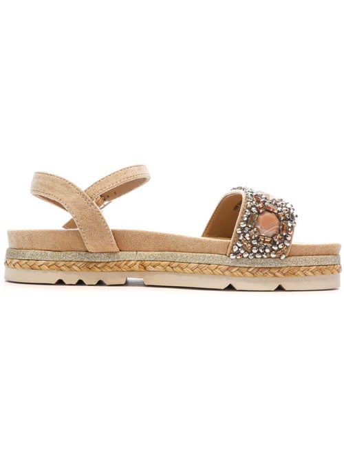 Xti sandalen dames camel 143997 - Kiabi