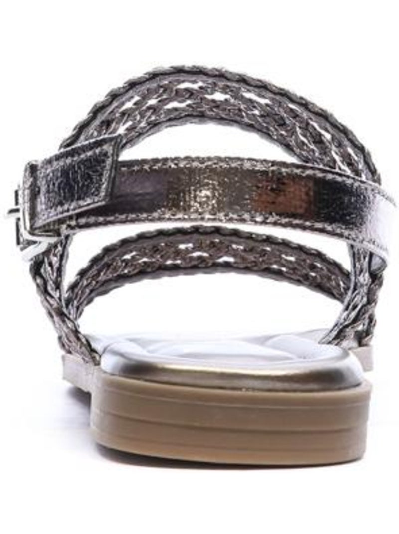 Xti Zilveren Sandalen voor Dames Loodgrijs Zilver - Kiabi