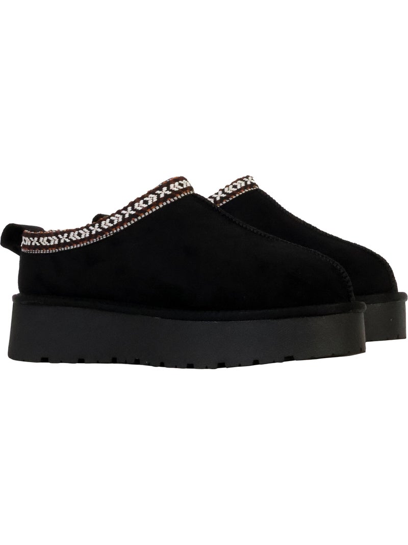 Xti Zwarte Microfiber Dames Pantoffels Zwart - Kiabi