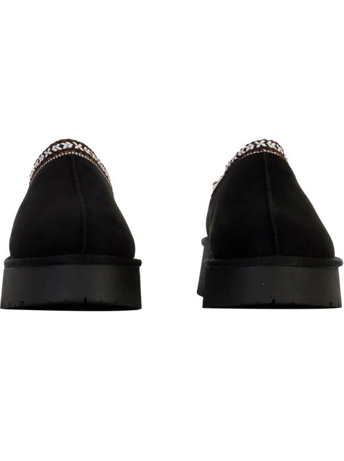 Xti Zwarte Microfiber Dames Pantoffels - Kiabi Xti Zwarte Microfiber Dames Pantoffels - Kiabi