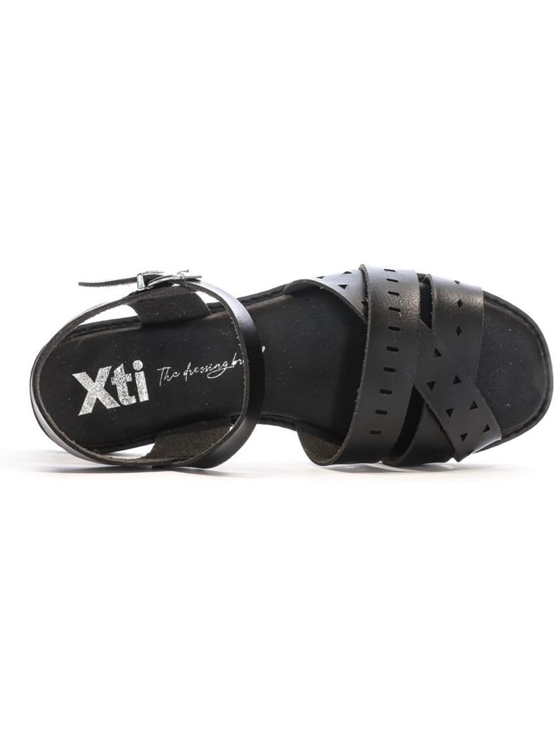Xti Zwarte Sandalen voor Dames - Model 143868 Zwart - Kiabi