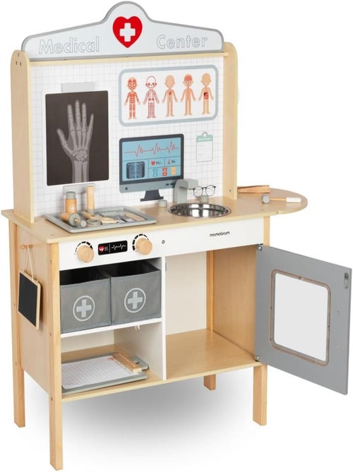 Xxl houten dokterspraktijk – complete speelkliniek met meer dan 20 accessoires - Kiabi Xxl houten dokterspraktijk – complete speelkliniek met meer dan 20 accessoires - Kiabi