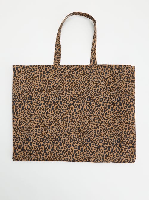 XXL totebag van stevige stof - Kiabi