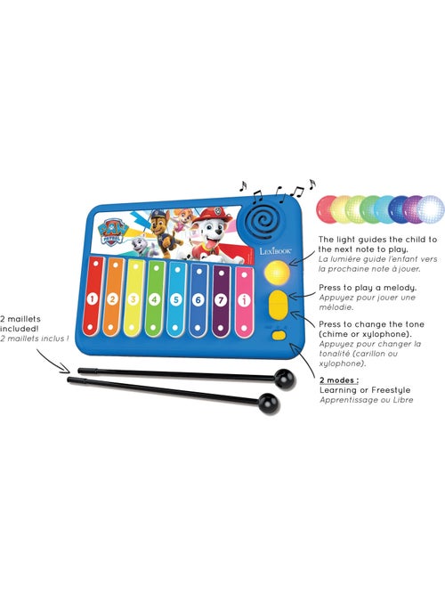 Xylo-fun paw patrol electronic xylophone met learning music method met verlichting - Kiabi Xylo-fun paw patrol electronic xylophone met learning music method met verlichting - Kiabi