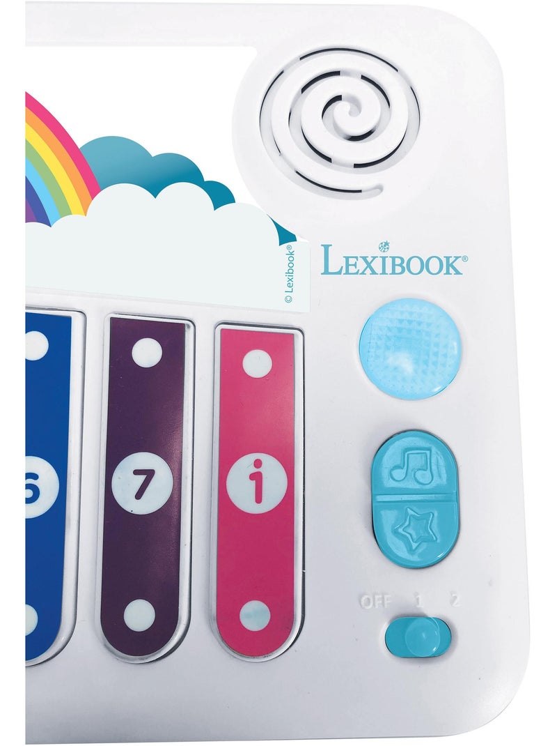 Xylophone avec apprentissage lumineux de la musique Blanc - Kiabi