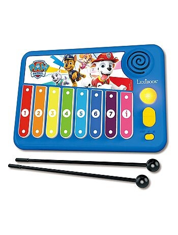 Xylophone pat' patrouille avec apprentissage lumineux de la musique