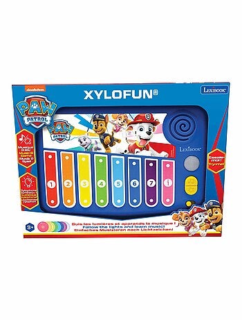Xylophone pat' patrouille avec apprentissage lumineux de la musique