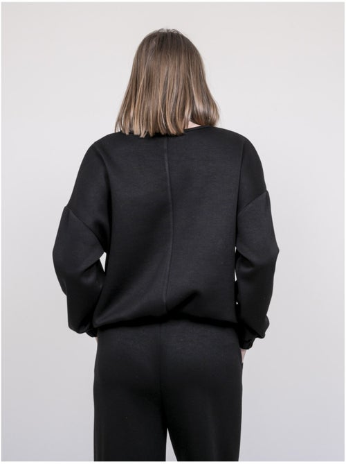 Yseult sweatshirt met tweeddetails - Kiabi Yseult sweatshirt met tweeddetails - Kiabi