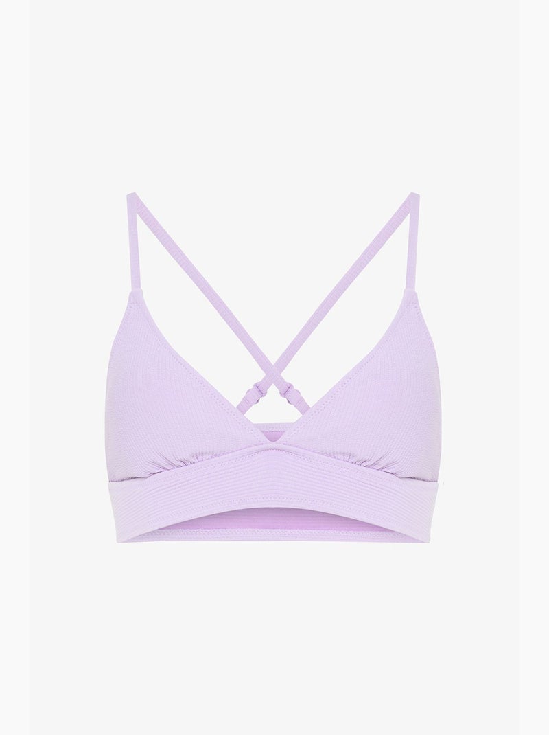 Yuna bralette haut de bikini penti Lavande - Kiabi