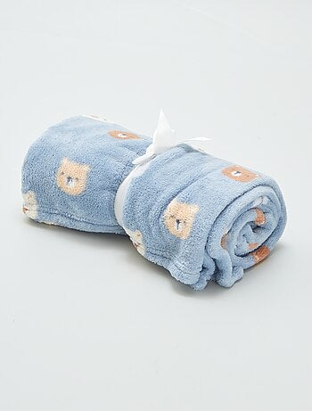 Zacht deken met print en fleece-effect