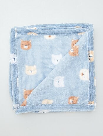 Zacht deken met print en fleece-effect