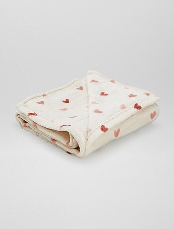 Zacht deken met print en fleece-effect