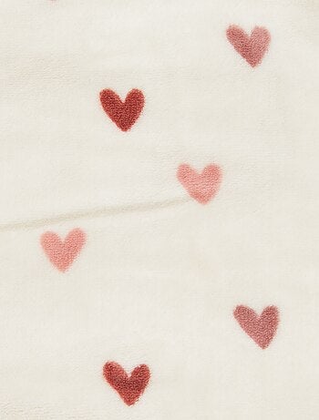 Zacht deken met print en fleece-effect
