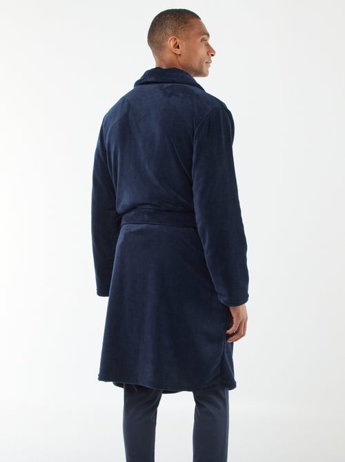 Zachte, effen peignoir - Kiabi