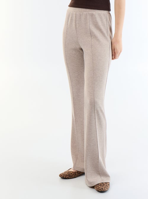 Zachte flare broek - Kiabi