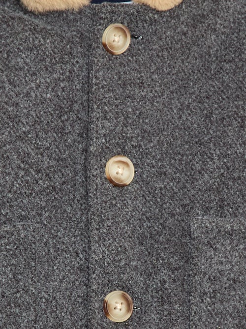 Zachte jas met capuchon - Kiabi