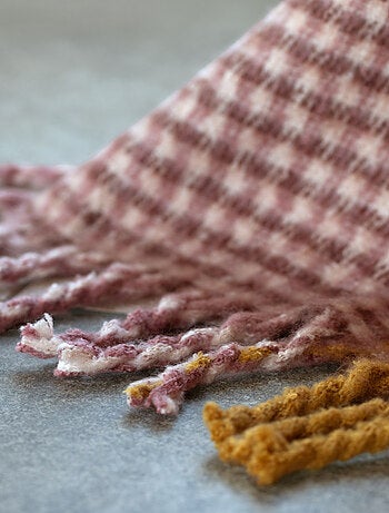 Zachte mohair plaid