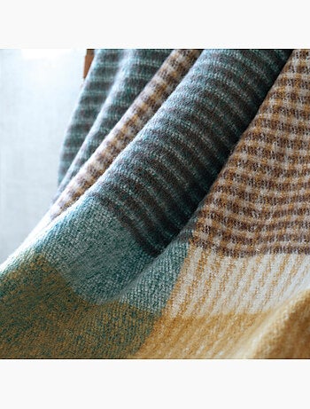 Zachte mohair plaid