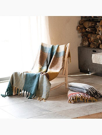 Zachte mohair plaid