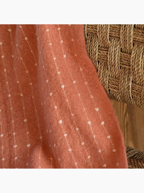 Zachte ruit met franjes in mohairlook - Kiabi Zachte ruit met franjes in mohairlook - Kiabi
