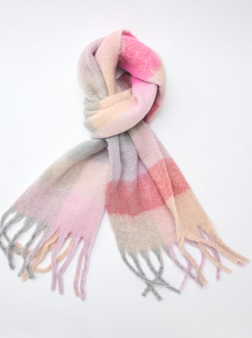 Zachte sjaal met franjes - Kiabi