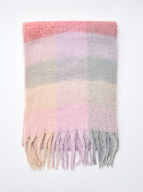 Zachte sjaal met franjes - Kiabi