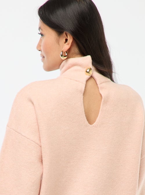 Zachte trui met sieraadsplit op het rugpand - Kiabi