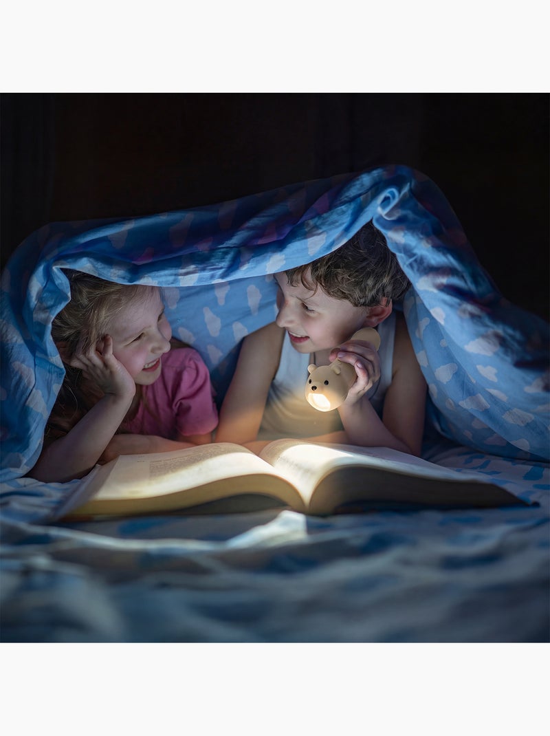 Zaklamp dieren van siliconen voor kinderen Ecru - Kiabi