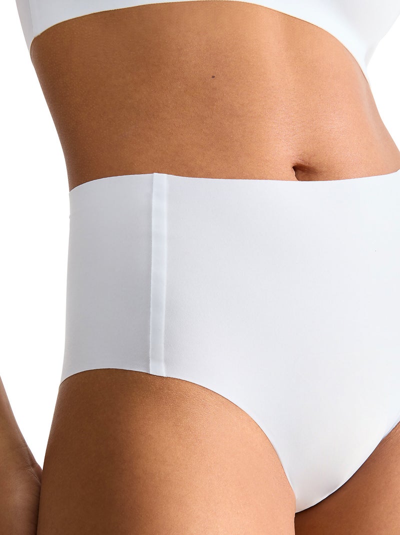 Zero feel slips met hoge taille Wit - Kiabi