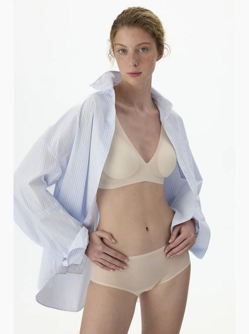 Zerogram décolleté soutien-gorge rembourré penti - Kiabi Zerogram décolleté soutien-gorge rembourré penti - Kiabi