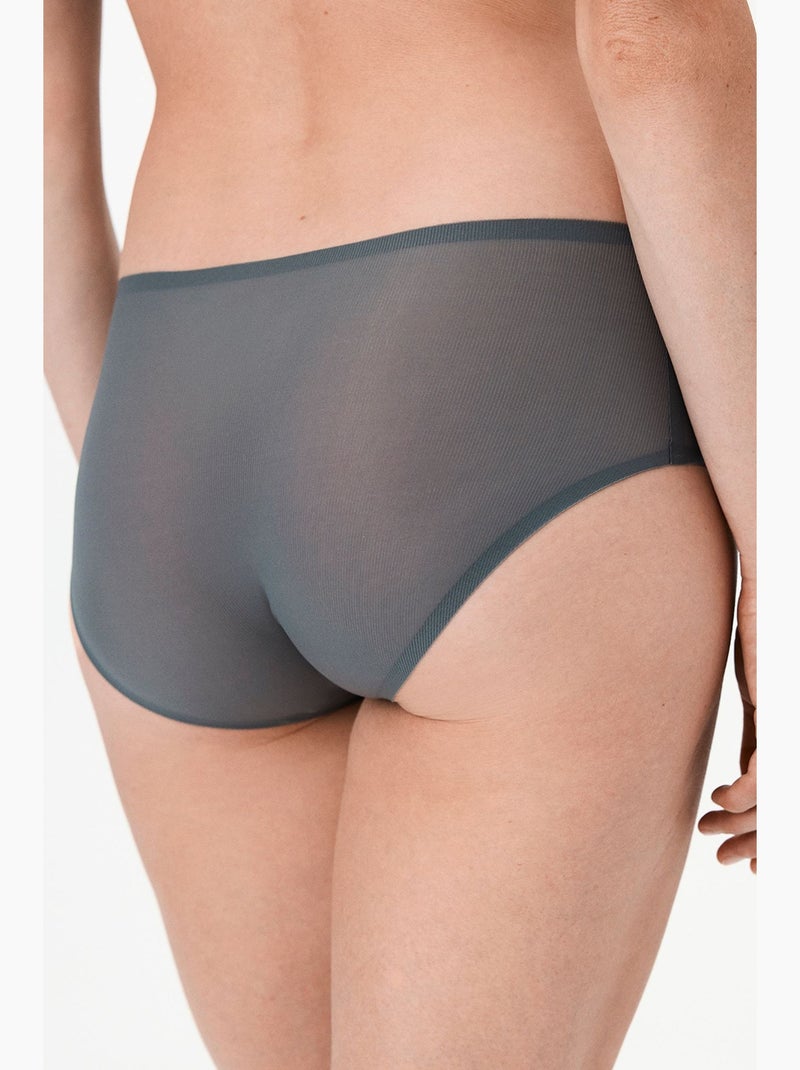 Zerogram hipster slip penti Grijs Zwart - Kiabi