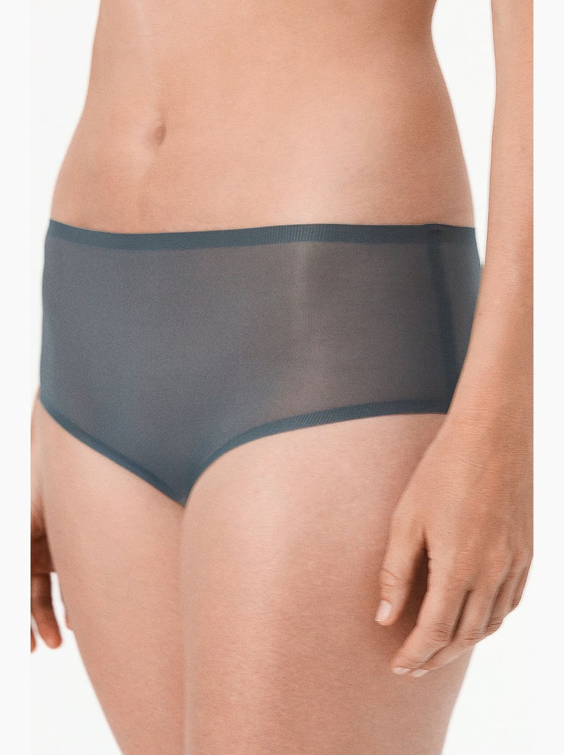 Zerogram hipster slip penti Grijs Zwart - Kiabi