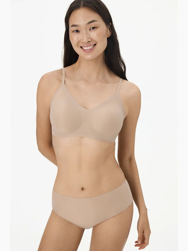 Zerogram soutien-gorge rembourré penti Beige argile - Kiabi
