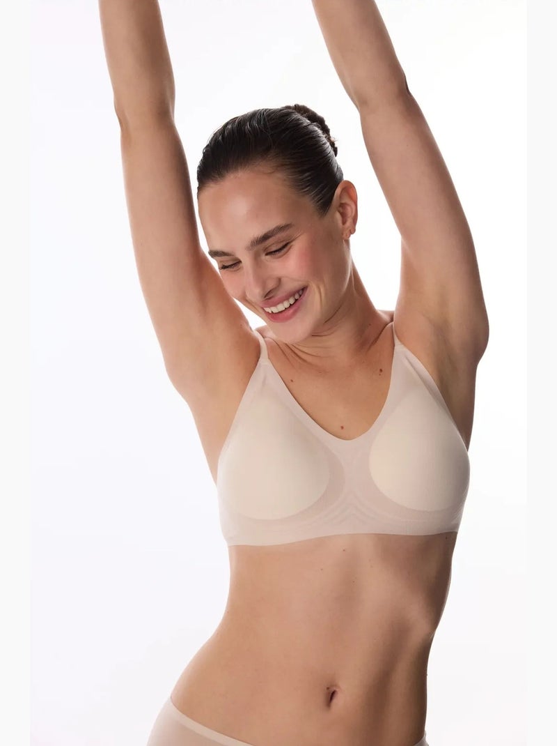 Zerogram soutien-gorge rembourré penti Beige clair - Kiabi
