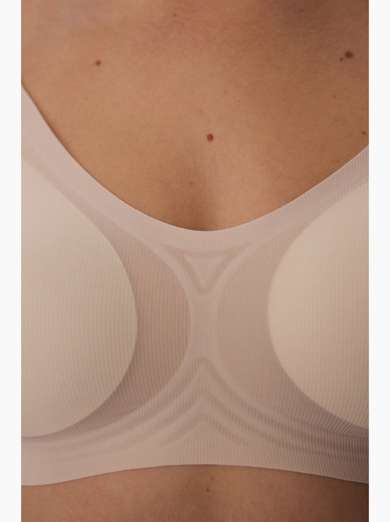 Zerogram soutien-gorge rembourré penti Beige clair - Kiabi