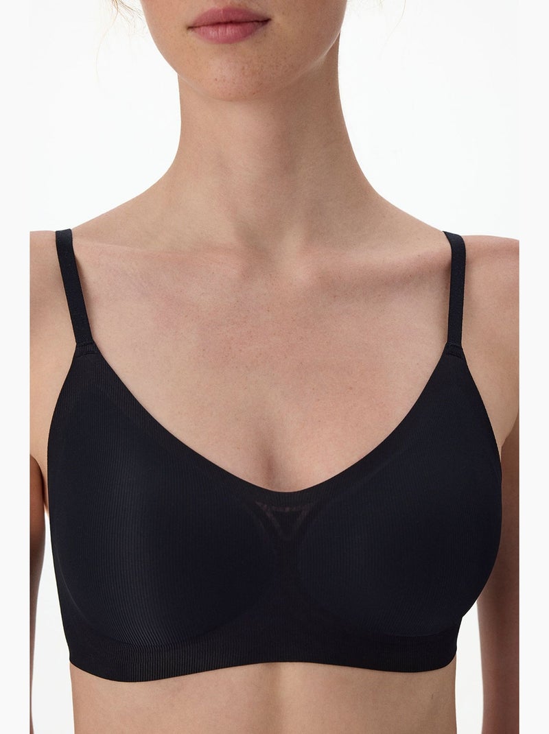 Zerogram soutien-gorge rembourré penti Noir - Kiabi